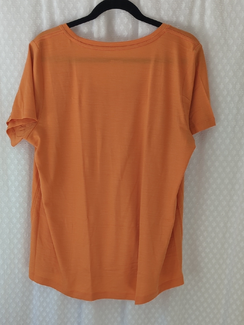 Wool& Stella Tshirt, Orange Horizon, Women's XL - Picture 2 of 4